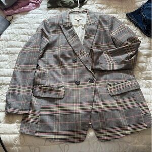 LOFT Plaid Blazer
